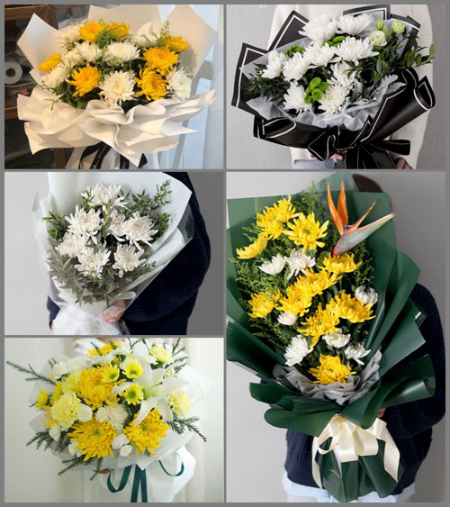 湖北孝感市大悟县宣化店镇龙山村白事花束代送